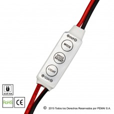 Dimmer Mini para Tiras Led Monocolor